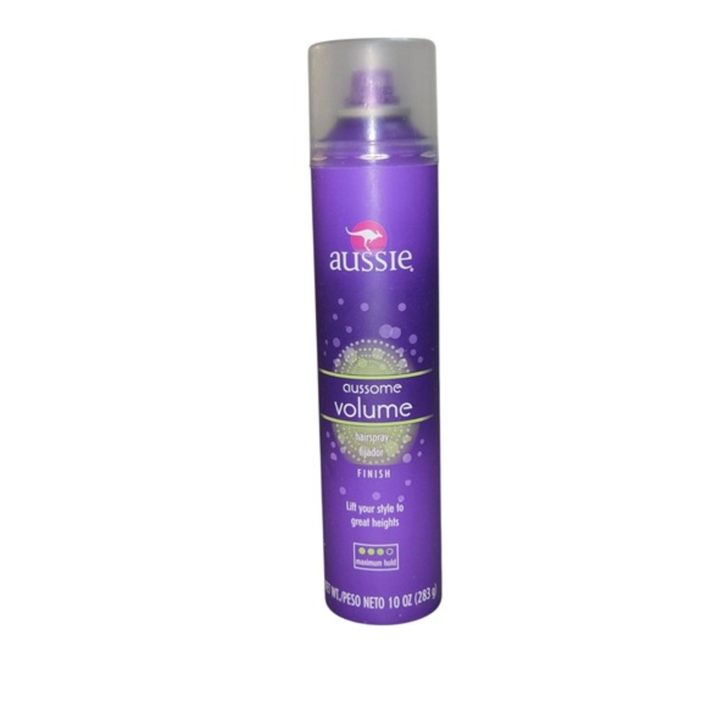 Aussie Head Strong Volume Hair Spray Bamboo & Kakadu Plum 10 oz Maximum Hold